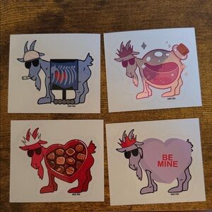GOAT USA Fun Goat Sticker Set - Multicolor